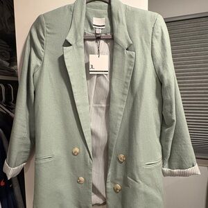Jules & Leopold Mint Green Blazer